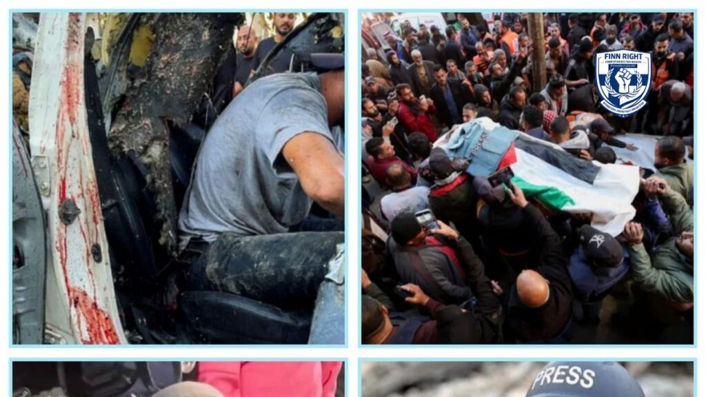 “Israeli military targeting journalists in Gaza, including Al Jazeera reporters, highlighting human rights violations”