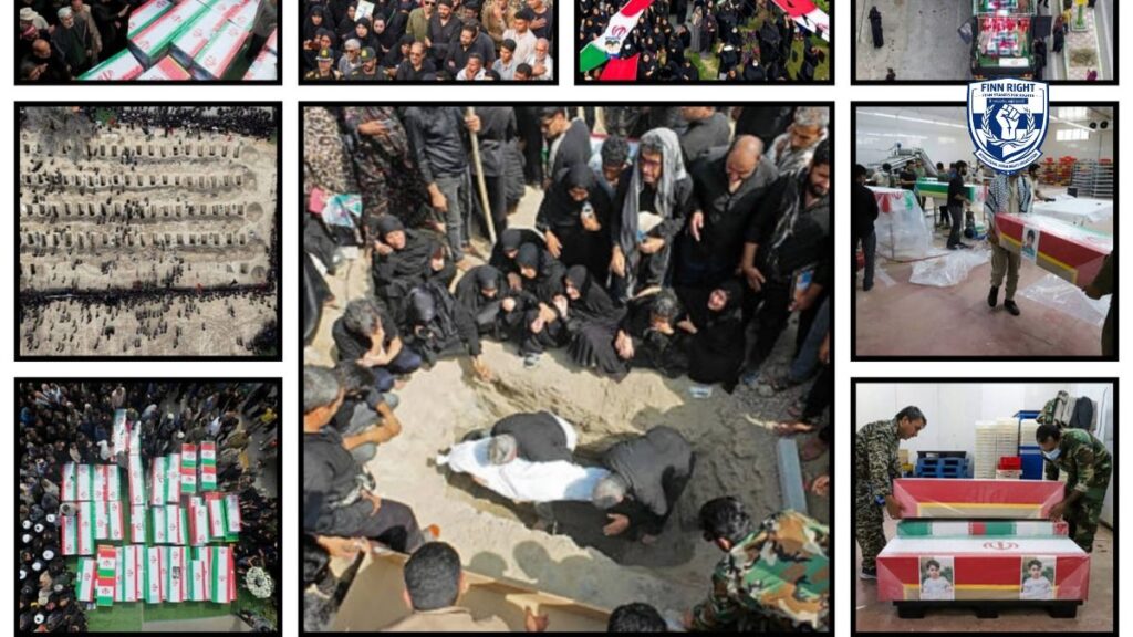 Minab school rubble after bombing as parents search for children under debris