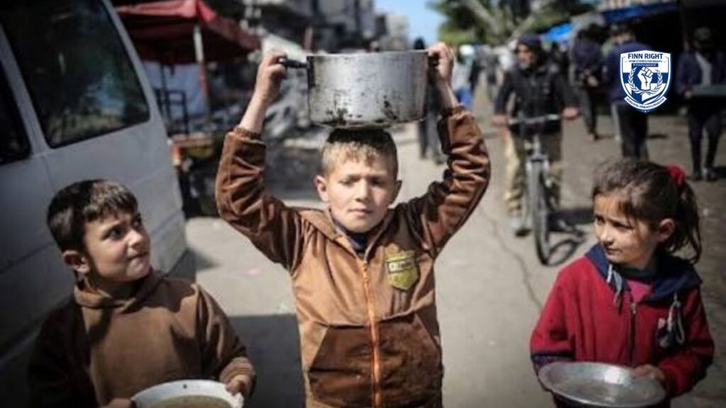 Injured children in Gaza receiving medical care amid conflict and humanitarian crisis