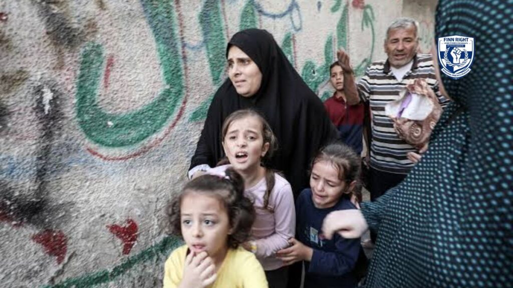 Injured children in Gaza receiving medical care amid conflict and humanitarian crisis