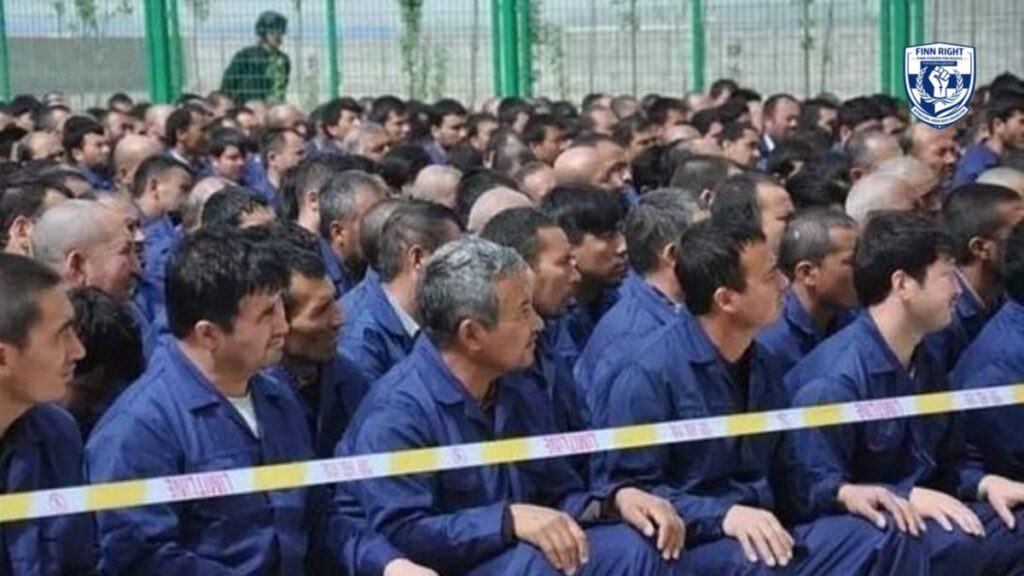 Uyghur Muslims in Xinjiang under surveillance amid detention camps and cultural repression allegations.