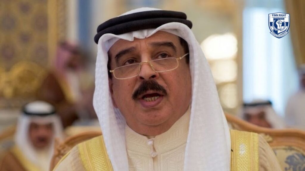 Stateless by Decree protest image showing Bahrain citizenship revocation and human rights concerns.