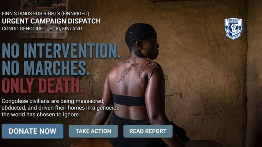 Congo Genocide Finn Right Demands Immediate International Action