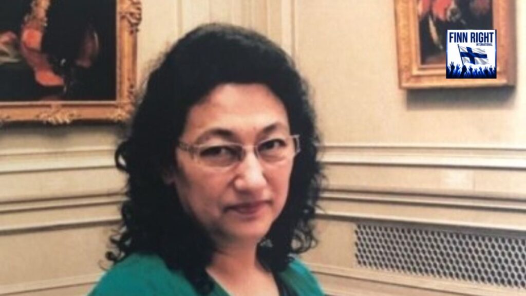 Portrait of Rahile Dawut, the Uyghur professor detained amid China’s crackdown on Uyghur intellectuals.