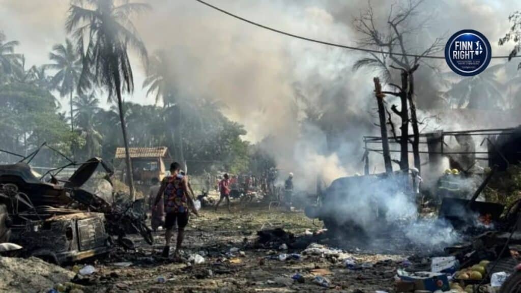 Kyauktaw Market Airstrike in Myanmar Kills at Least 50