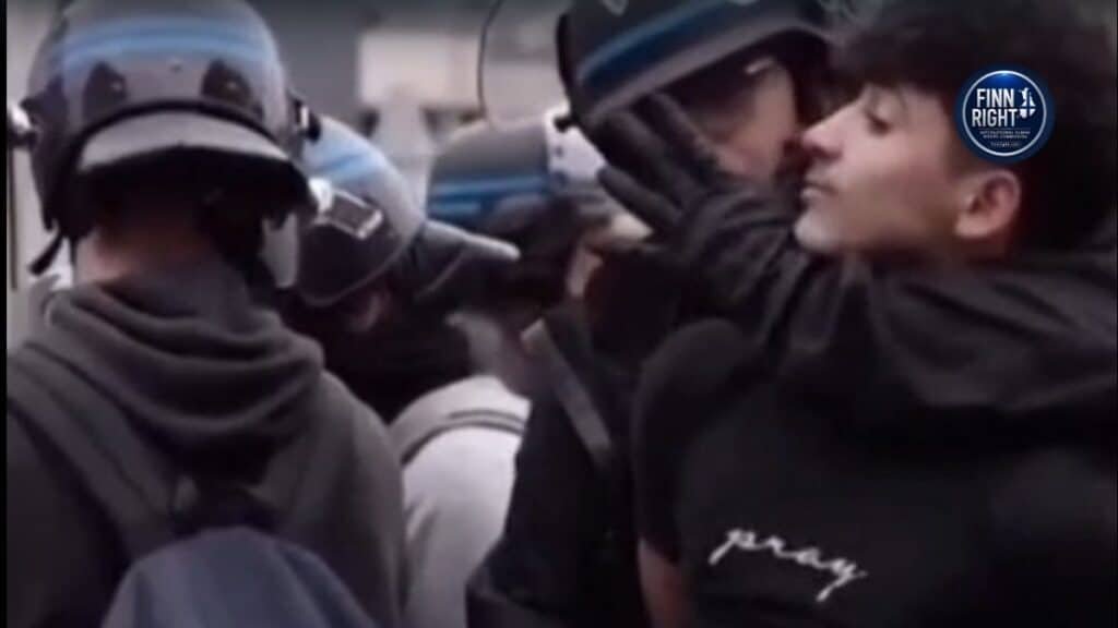 French Police Excessive Force Claims at School Protests